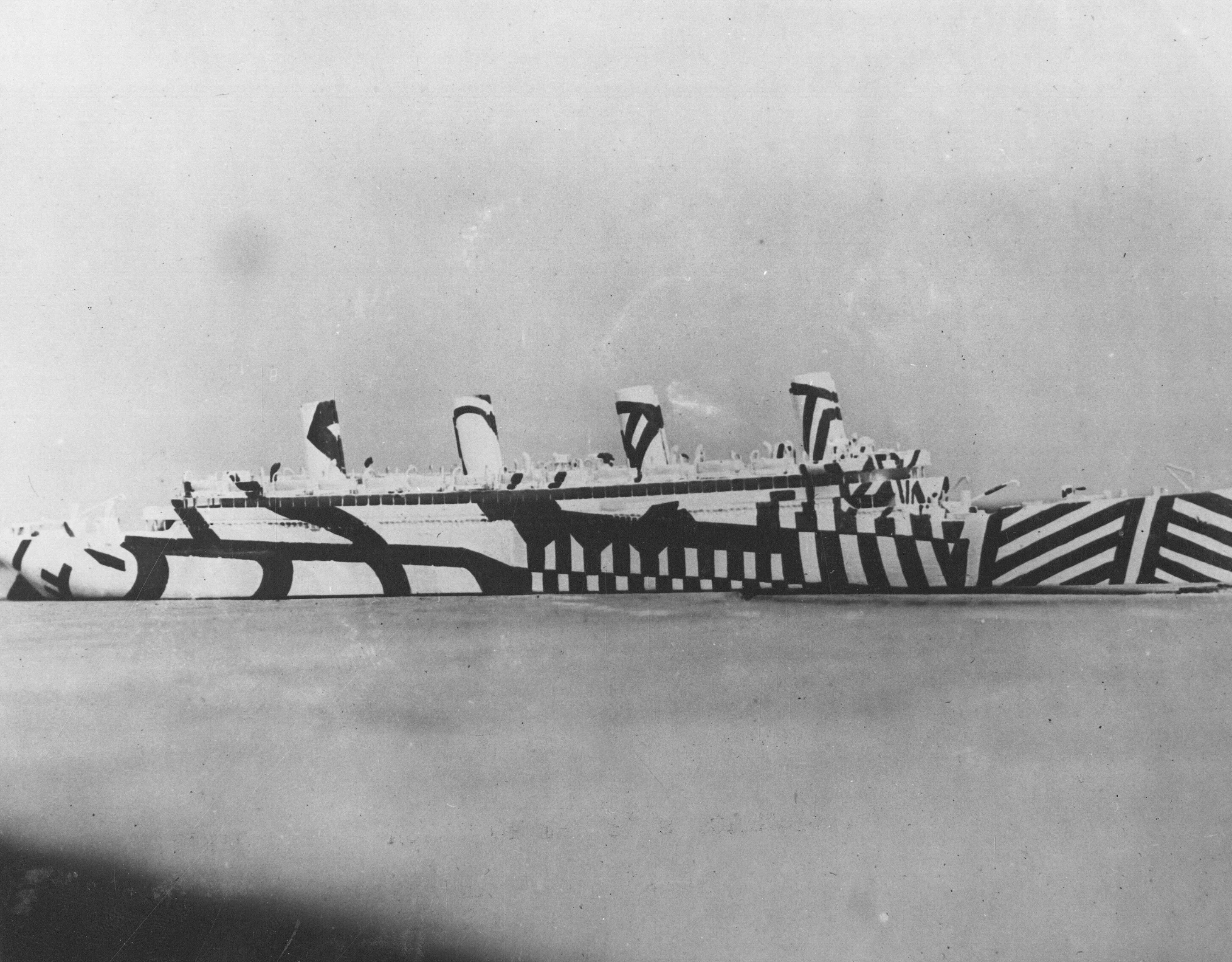 Model of S.S. Olympia Dazzle Painted