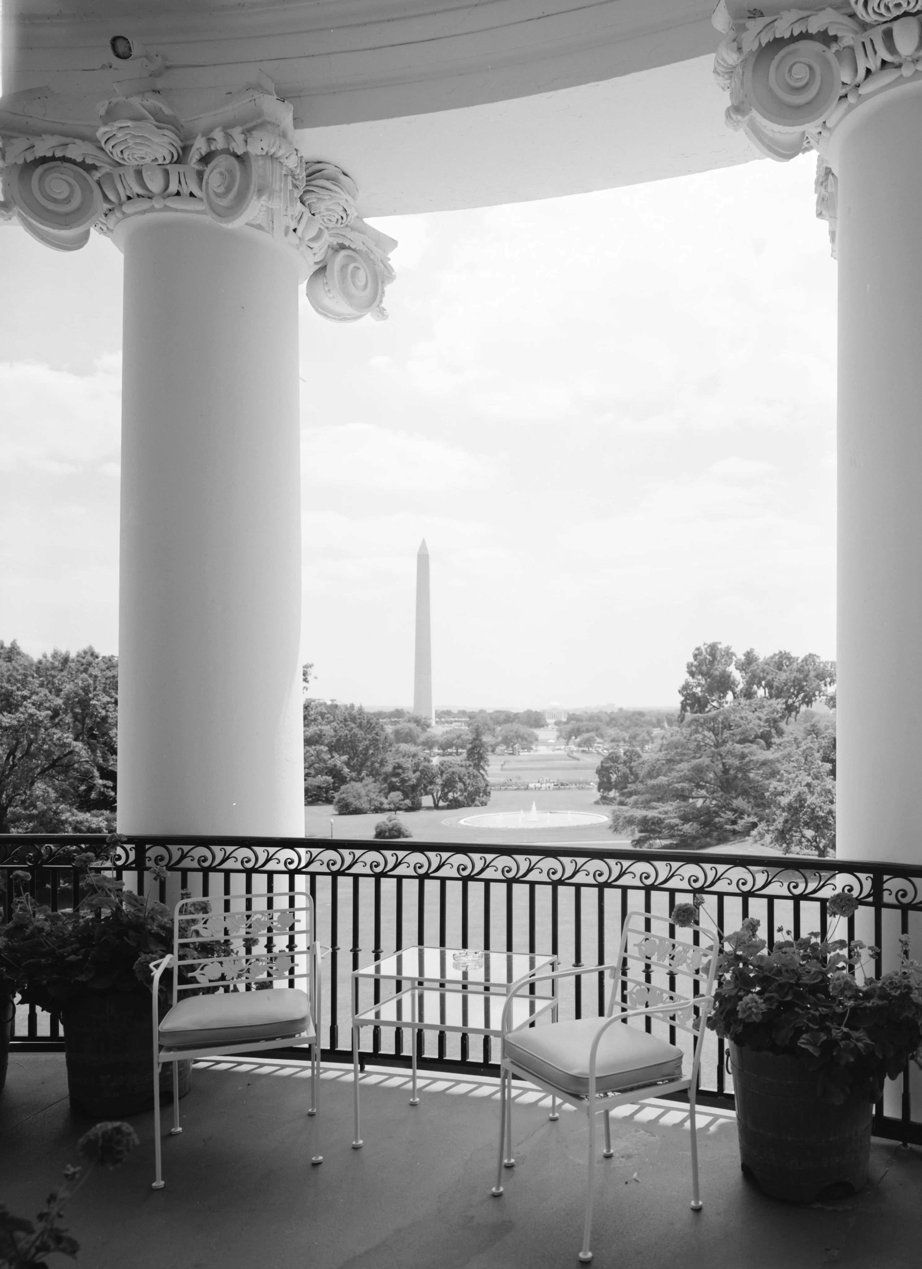 White House view from Truman Balcony